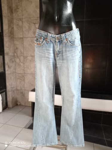 Jeans Religión Verdadera Mod Joey Big Y 30x30-32 D Mujer Det