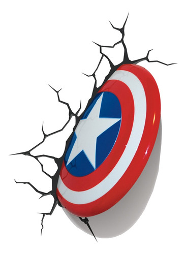 Calco Sticker Escudo Capitan America Marvel Troquelado Baño