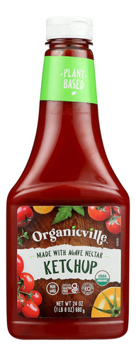 Organicville Ketchup No Sgr Aadido, 24oz