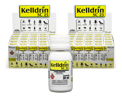 Kelldrin Sc25 30ml Inseticida Concentrado 2 X 25 - 50 Un