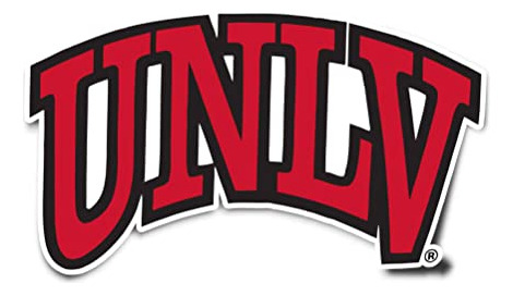 University Of Nevada Vegas Unlv Rebels Vinyl Decal Lapt...