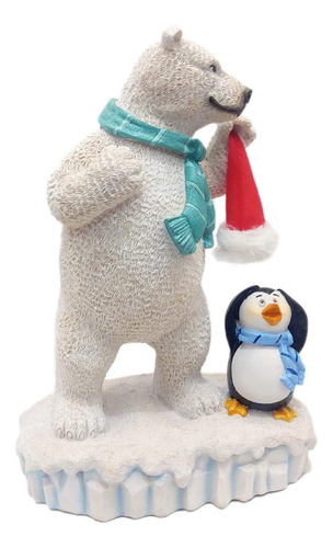 Figura Navideña En Fina Resina - Decoración De Navidad
