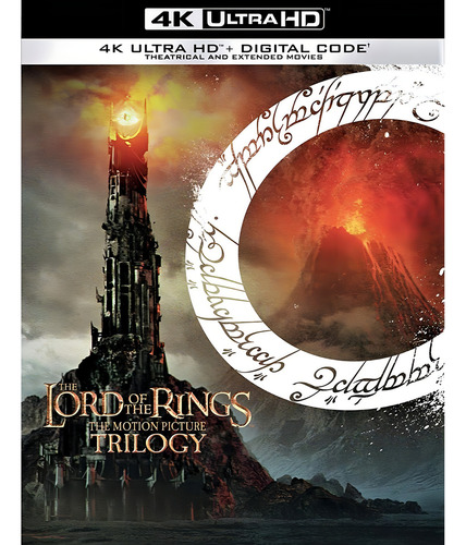 El Señor De Los Anillos Trilogia Extendida 4k Uhd + Blu-ray