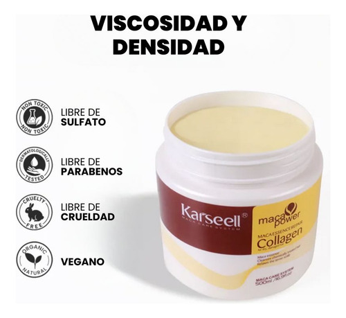 2 Pack - Karseell Tratamiento Capilar Colágeno Restauración