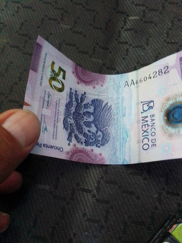 Billete De Cincuenta Pesos Del Ajolote