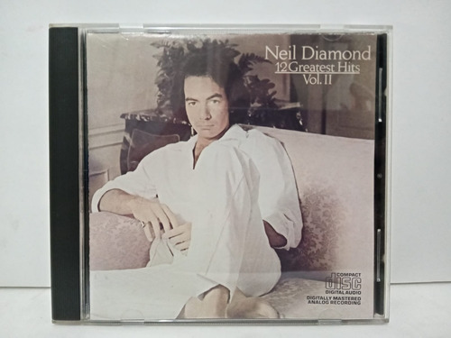 Neil Diamond - 12 Greatest Hits Vol 2 Cd La Cueva Musical
