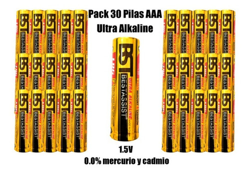 Caja Pack 30 Pilas Ultra Alcalina Bst Aaa 1.5v /chilechina