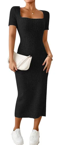 Vestidos negros de dama new arrivals