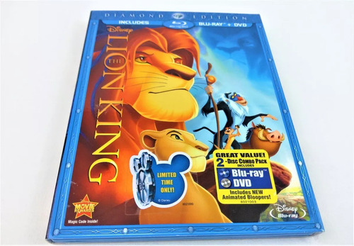 Pelicula Blu-ray - The Lion King - Edición Diamante 2 Discos