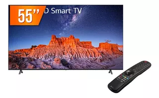 Smart Tv Led 55 Uhd 4k LG 55uq801c Thinq Ai 3 Hdmi 2 Usb