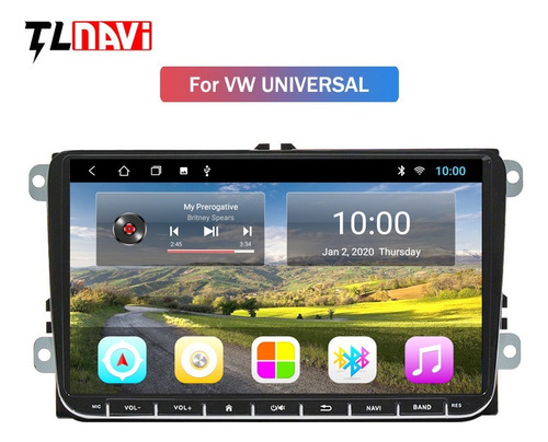 Autoestéreo 2+32g Carplay Cámara For Volkswagen Universal