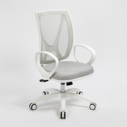 Imagen 1 de 9 de Silla De Oficina Alma White Ergonómica Rossi