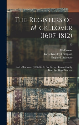 Libro The Registers Of Mickleover (1607-1812): And Of Lit...