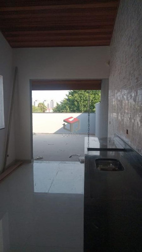 Imagem 10 de 17 de Cobertura À Venda, 2 Quartos, 1 Vaga, Oratório - Santo André/sp - 106050