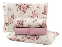Comprar Jogo Cama Box Lençóis Solteiro Três Peças Estampado Algodão