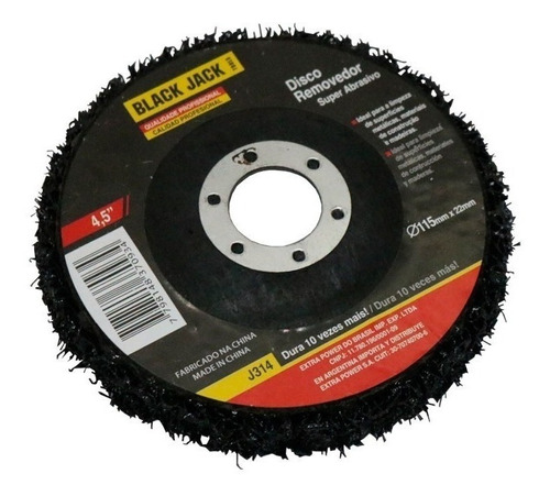 Disco Abrasivo Chaupint Removedo Fibra Black Jack 115mm J314