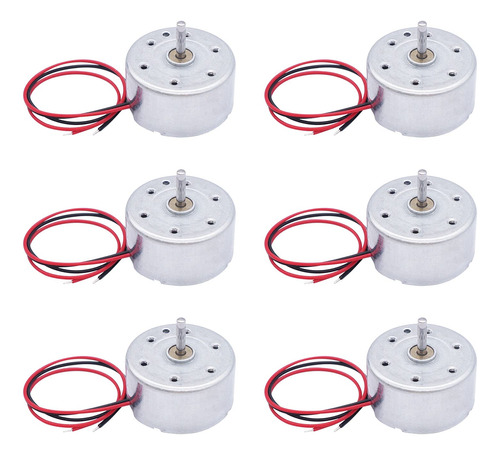 Weideer 6pcs Dc 3v Mini Generador Motores 7000rpm Motor Elec