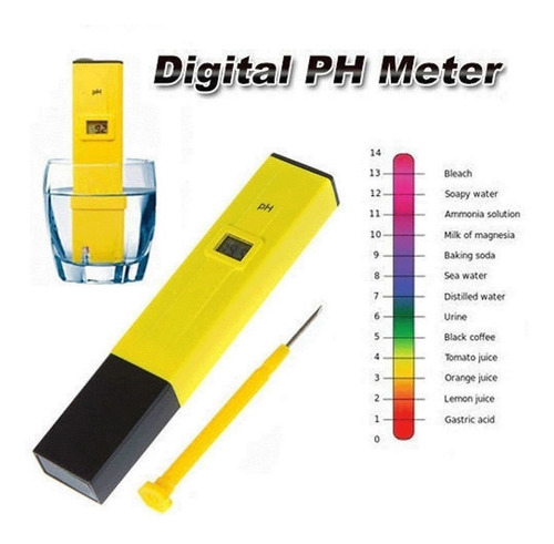 Medidor Digital De Ph Peachimetro Ml107 