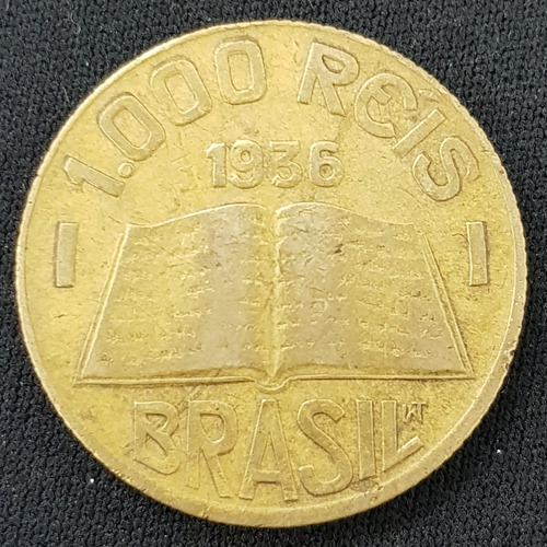 Moeda 1.000 Réis - 1936