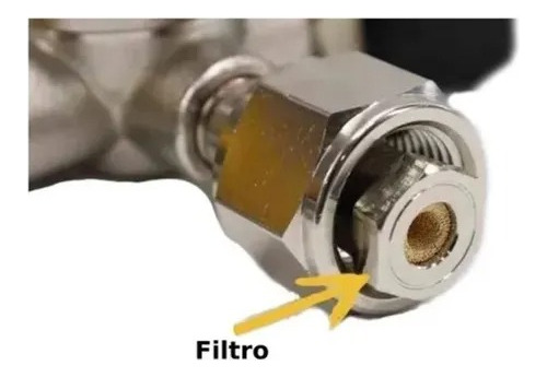 Kit Extração Chopp Regulador Co2 1 Via Cilindro Co2 6kg