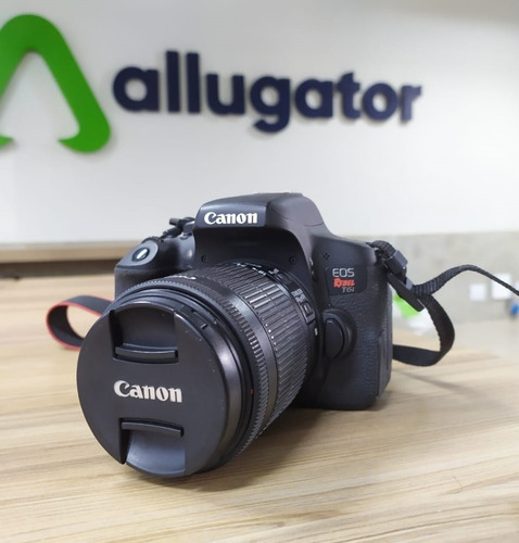Canon Rebel T6i + Lente 18-55mm