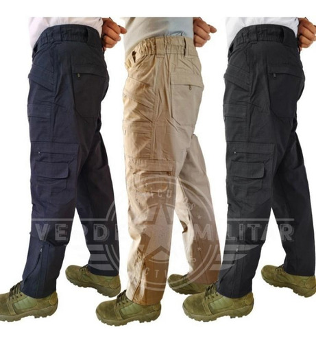 Pantalón Táctico Militar Cargo Airsoft + Cinturón Táctico