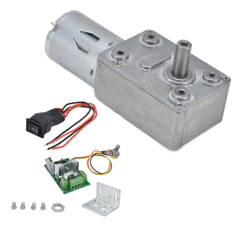 Motor De Engrenagem Governor 6v Geared Dc Turbo Worm Mini Sp