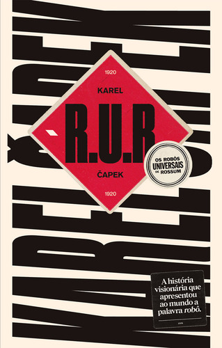 R.u.r: Os Robôs Universais De Rossum, De Karel Apek. Editorial Aleph, Tapa Dura, Edición 1, 2024