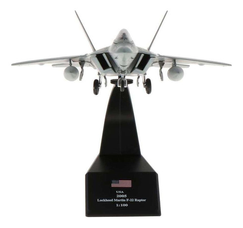 , 1: 100 Aviones Estadounidenses F-22 Fighter Raptor Pplane