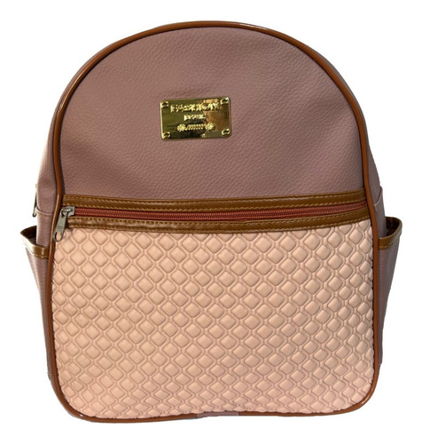 Mochila Feminina Casual Estilosa Cor Rose