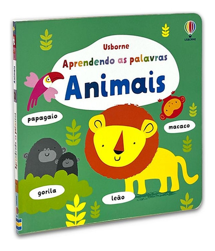 Animais: Aprendendo As Palavras, De Fiona, Watt. Editora Usborne, Capa Dura Em Português