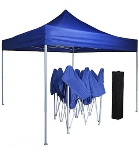 Gazebo Autoarmable Plegable Acero 3x3 Con Techo Pico