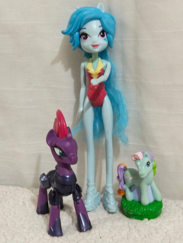 Lote De 9 Pz Juguete De Mi Little Pony (Usado)