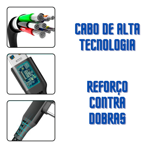 Cabo Usb-c Em L 5 Metros ( 5m )