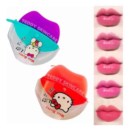 Balsamo Labial Magico Hello Kitty Cambia Color Ph 12 Pz