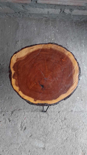 Mesitas Ratonas Rusticas Algarrobo Y Hierro. Precio X Unidad