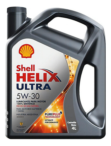 Aceite Shell Helix Ultra X 5w30 Api Sp Bidón 4 Litros