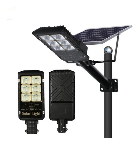 Lampara Suburbana Solar Led 150w C/brazo P/alumbrado Publico