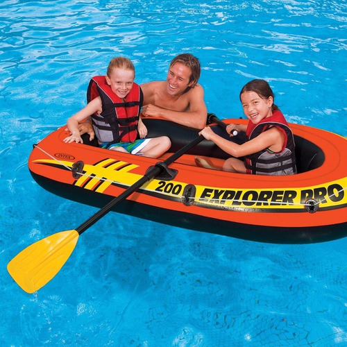 Imagen 3 de 3 de Bote Inflable Explorer 2 Personas Intex, Acuarela