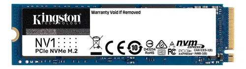 comprar Ssd Disco Solido Kingston M2 Nv1 250gb Pcie Nvme 35x