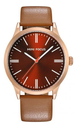 Reloj Para Hombre Mini Focus Mf0058g Mf332028 Marrón