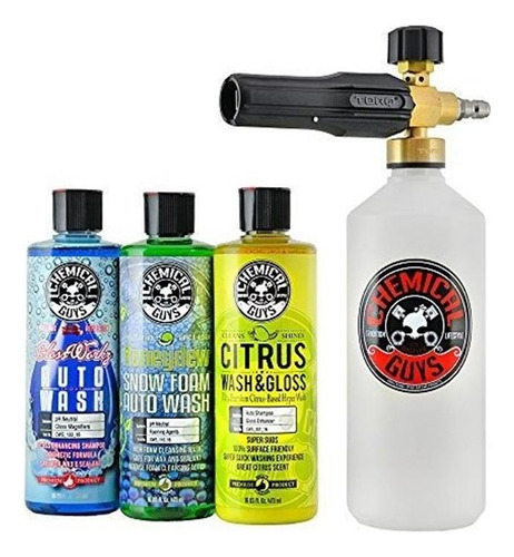 Destapacaño Chemical Guys Torq Foam Cannon Snow Foamer & 3 