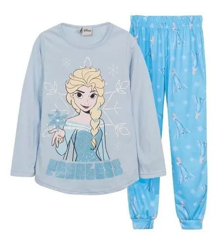 Pijama Frozen Invierno Ni a Disney Original Princesa Elsa Env o