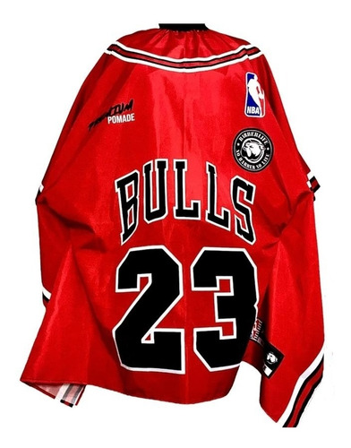 Cubridor Capa Barbero Peluquero Chicago Bulls Barberlife 