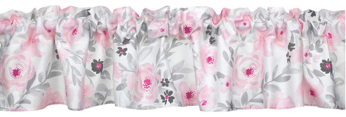 Bedtime Originals Blossom - Cenefa Para Ventana Con Flores D