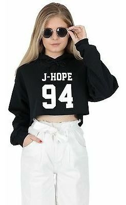 Sueteres Crop Top J-hope 94 Bts Vinil Variedad De Colores 