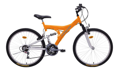Bicicleta Mountain Bike Rodado 26 Doble Suspension Forest Cuadro Reforzado Cambios Llantas Varios Colores Happy Buy