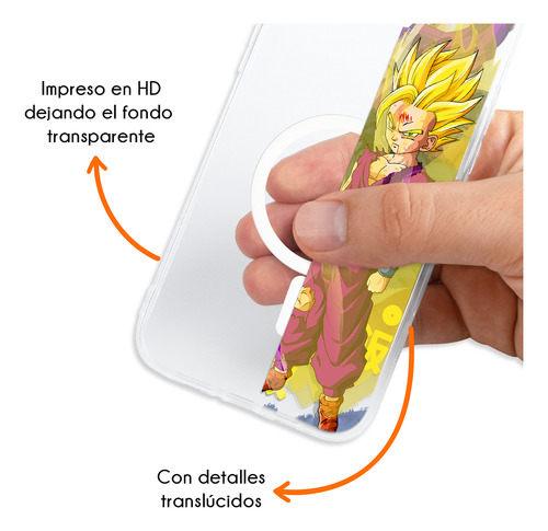 Funda Para iPhone Magsafe Dbz Gohan Super Saiyajin 2 Case