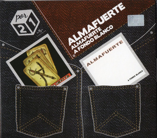 Cd Almafuerte - Almafuerte / A Fondo Blanco 2 Por 1 Nuevo