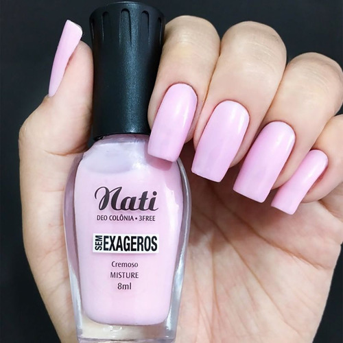 Imagem 2 de 2 de Esmalte Nati 5free - Misture - 8 Ml - Kit Com 6 Frascos